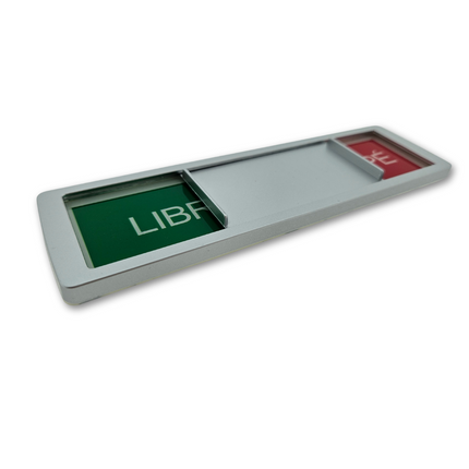 Plaque de porte  Libre-Occupé - 178 x 50 mm