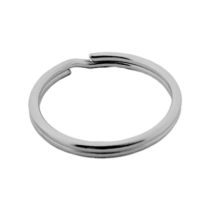 Anneaux brisés plats en acier trempé - 10 pièces