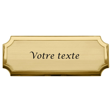 Plaque de porte personnalisée Florentia - laiton
