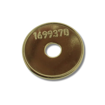 Jetons en laiton de référence Miele 1699370 avec trou - 100 pièces