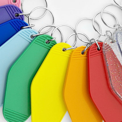 Porte-clés hôtel Hunter - plastique - par pièce - 88 x 45 mm