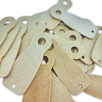 Jetons de caddie fibre de bois - Biodégradable - 50 pièces