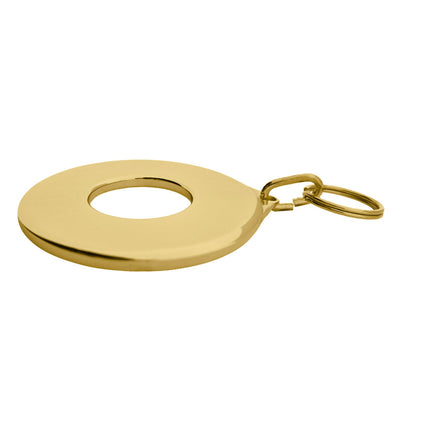 Porte-clés hôtel Magique en laiton - Ø70 mm - par pièce