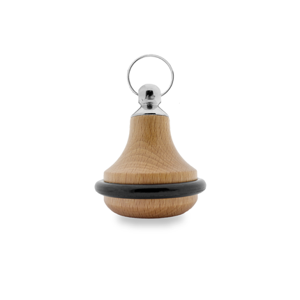 Porte-clés hôtel Belly Wood marron clair - 65 x 38 mm - bois - par pièce