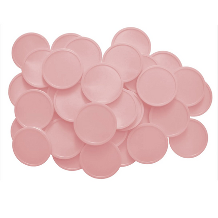 Jeton Rose bébé Ø29 mm - 100 pièces