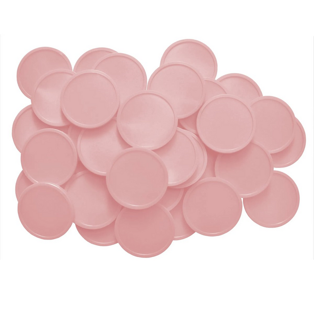 Jeton Rose bébé Ø29 mm - 100 pièces