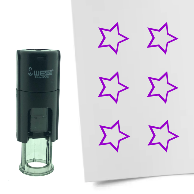 Tampon encreur étoile - Ø10 mm