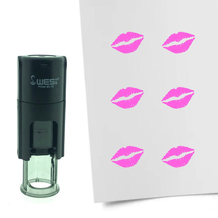 Tampon encreur bisous - Ø10 mm