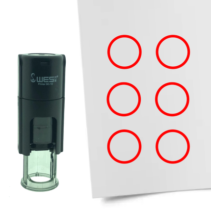 Tampon encreur rond - Ø10 mm