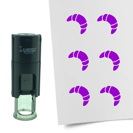 Tampon encreur croissant - Ø10 mm