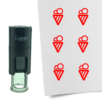 Tampon encreur glace - Ø10 mm