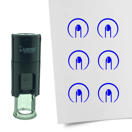 Tampon encreur ongles - Ø10 mm
