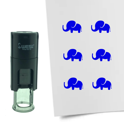 Tampon encreur éléphant - Ø10 mm