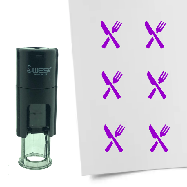 Tampon encreur couverts - Ø10 mm