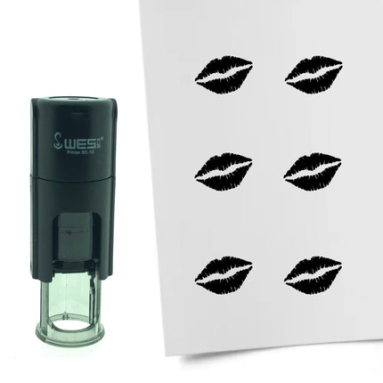 Tampon encreur bisous - Ø10 mm
