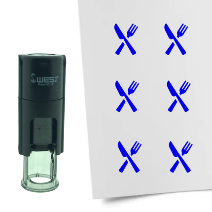 Tampon encreur couverts - Ø10 mm