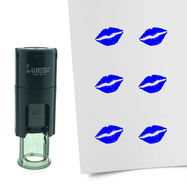 Tampon encreur bisous - Ø10 mm