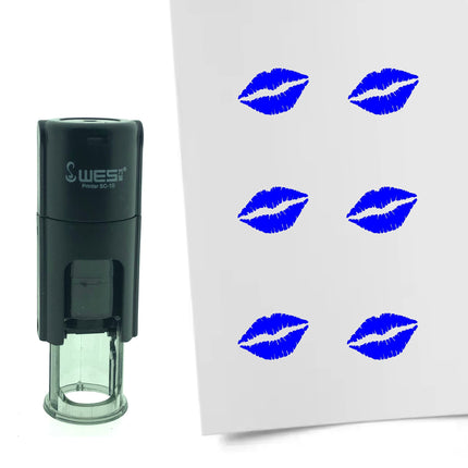 Tampon encreur bisous - Ø10 mm