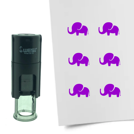 Tampon encreur éléphant - Ø10 mm