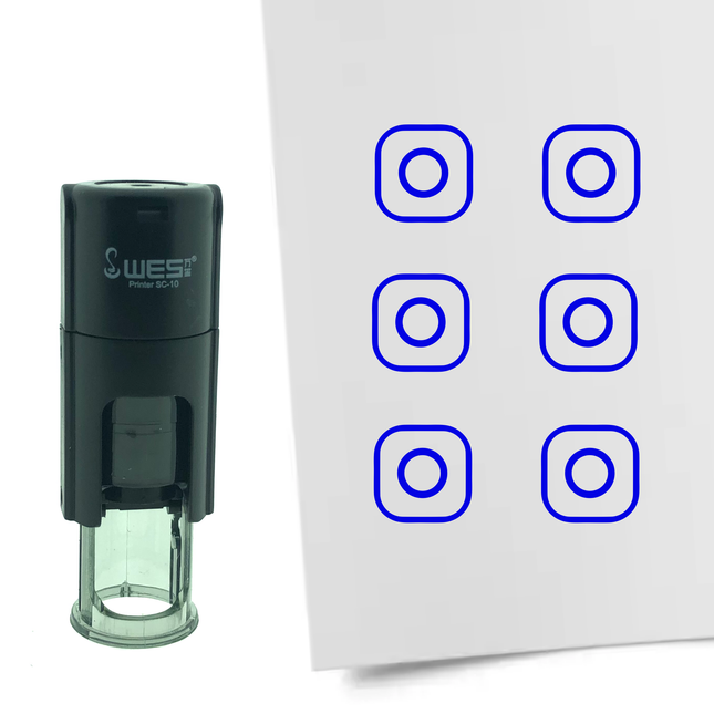 Tampon encreur Instagram - Ø10 mm