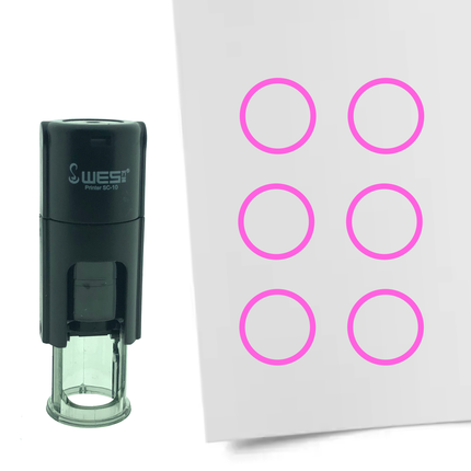 Tampon encreur rond - Ø10 mm