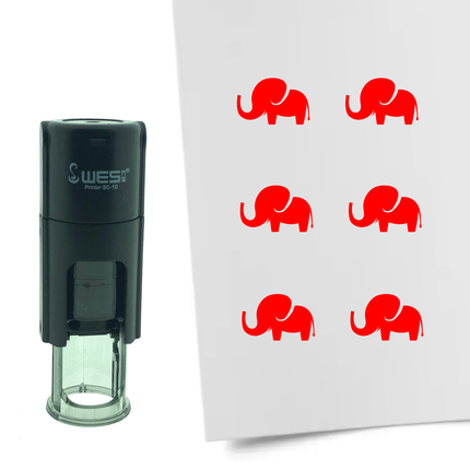Tampon encreur éléphant - Ø10 mm
