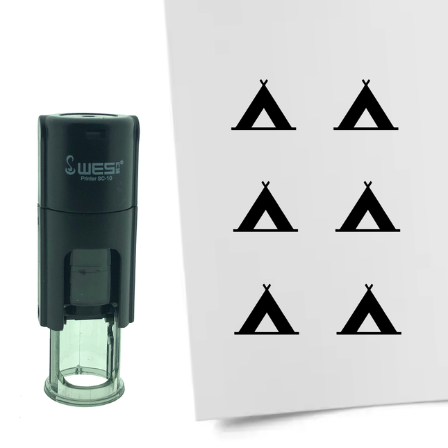 Tampon encreur tente - Ø10 mm