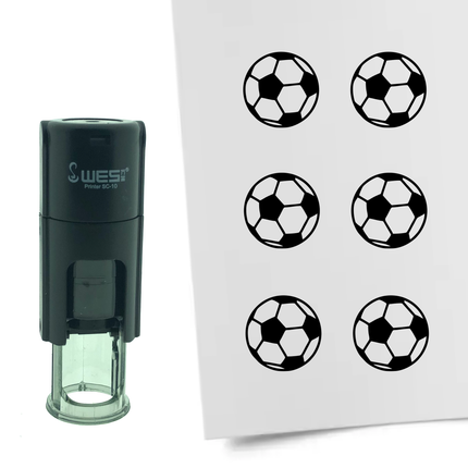 Tampon encreur ballon de football - Ø10 mm