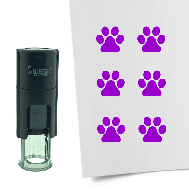 Tampon encreur patte de chien - Ø10 mm