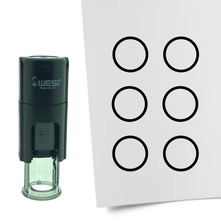 Tampon encreur rond - Ø10 mm