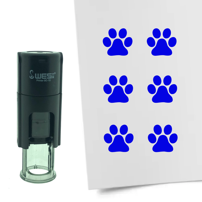 Tampon encreur patte de chien - Ø10 mm