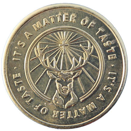 Jetons pour buvette Jägermeister en laiton Ø27 mm - 100 pièces