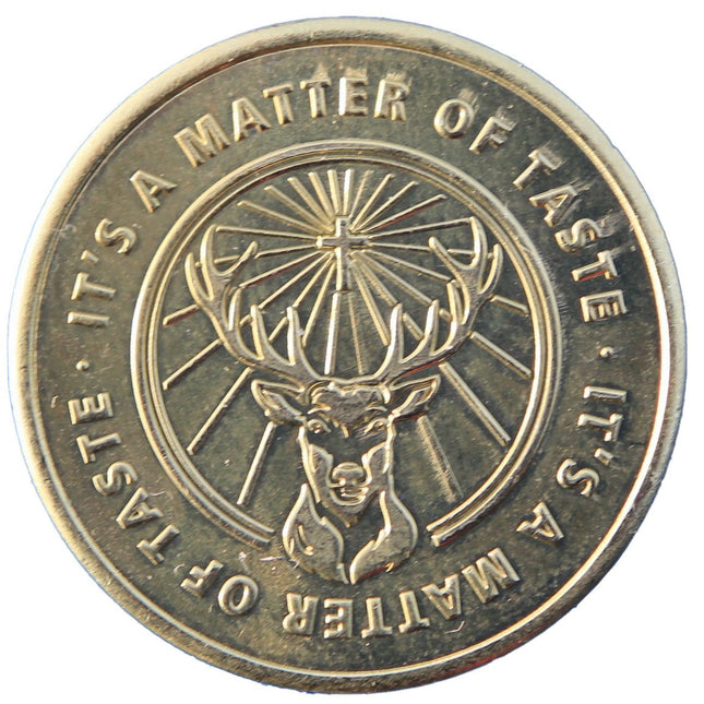 Jetons pour buvette Jägermeister en laiton Ø27 mm - 100 pièces