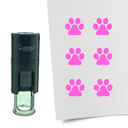 Tampon encreur patte de chien - Ø10 mm