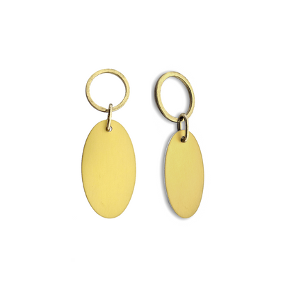 Porte-clés hôtel Victor Ovale - aluminium - par pièce