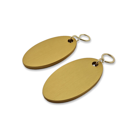 Porte-clés hôtel Cantal - aluminium - par pièce - 65 x 35 mm