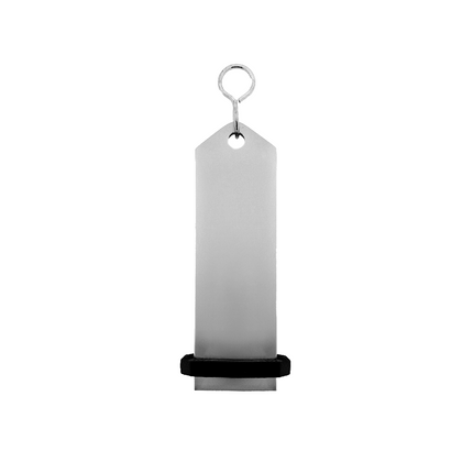 Porte-clés hôtel Boomerang - aluminium -  100 x 30 mm - par pièce