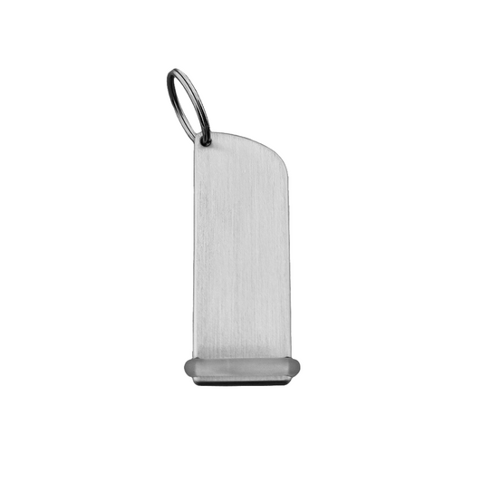 Porte-clés hôtel Révolution - aluminium  - 80 x 30 x 4 mm - par pièce