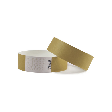Bracelets Tyvek© en papier vierge - 100 bracelets