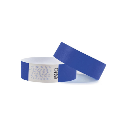 Bracelets Tyvek© en papier vierge - 100 bracelets