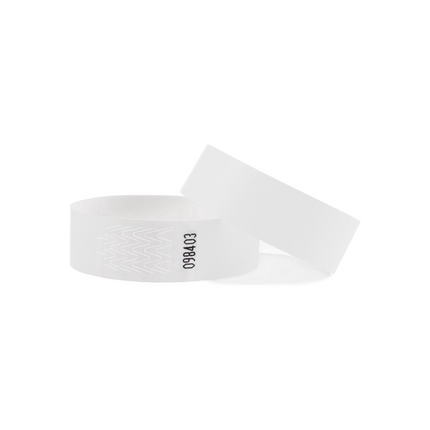 Bracelets Tyvek© en papier vierge - 100 bracelets