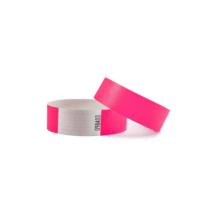 Bracelets Tyvek© en papier vierge - 100 bracelets