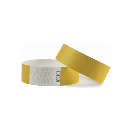 Bracelets Tyvek© en papier vierge - 100 bracelets