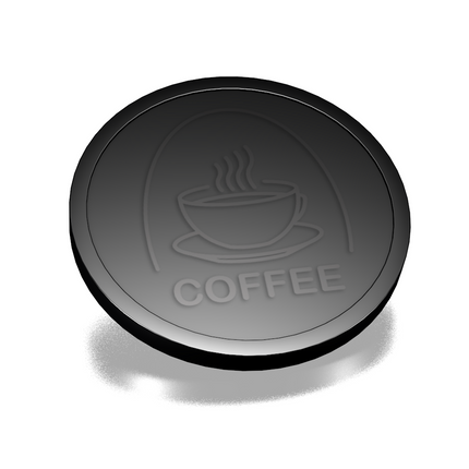 Jetons pour buvette café en relief - Ø29 mm - 250 pièces