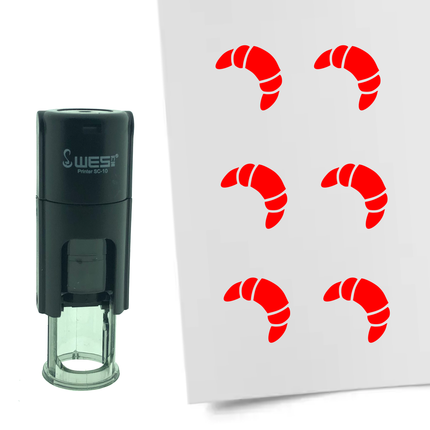 Tampon encreur croissant - Ø10 mm