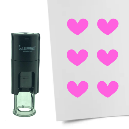 Tampon encreur cœur - Ø10 mm