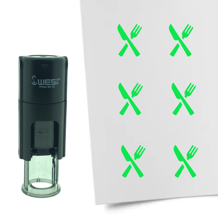 Tampon encreur couverts - Ø10 mm