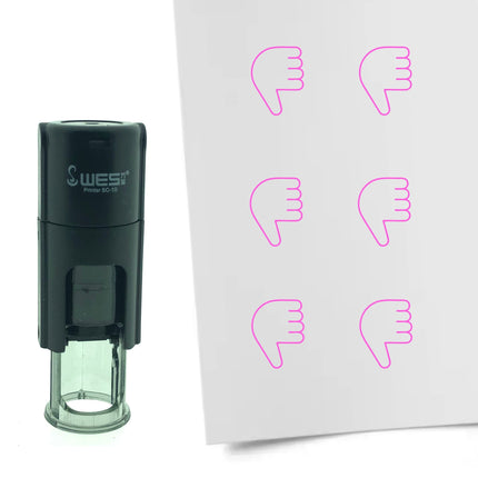 Tampon encreur pouce vers le bas - Ø10 mm