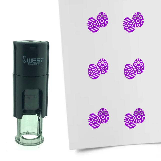 Tampon encreur œufs de Pâques - Ø10 mm