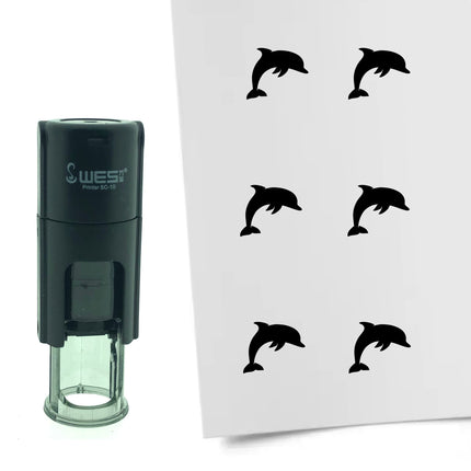 Tampon encreur dauphin - Ø10 mm